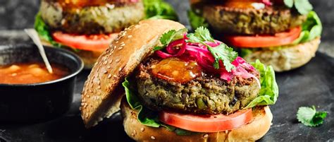 Vegan Lentil Burgers Recipe Olivemagazine
