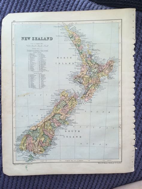 1890 Australia Original Antique Map 11 X 14 Inches