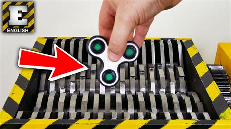 Shredding Fidget Spinner Experiment At Home Youtube