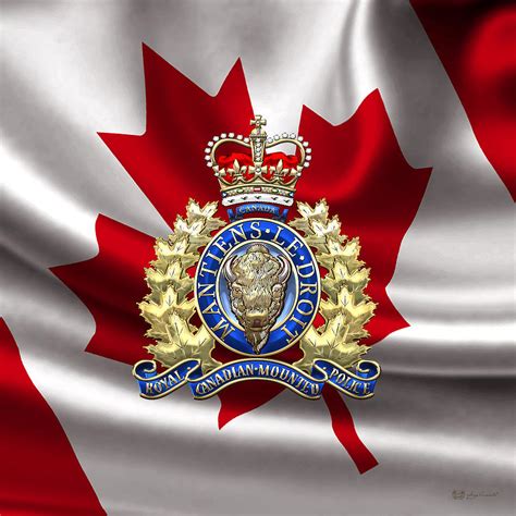 Start studying rcmp rank badges. Royal Canadian Mounted Police - Rcmp Badge Over Waving ...