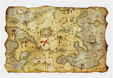 Treasure Map Png One Piece Treasure Map Cliparts