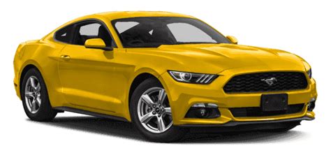 Yellow Ford Mustang Transparent Png Png Mart