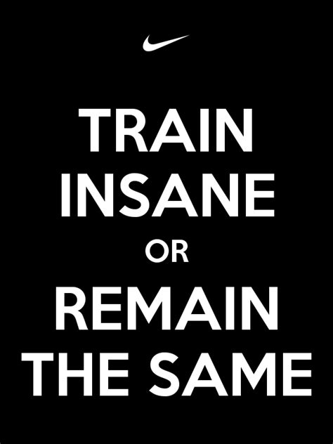 Train Insane Or Remain The Same Poster Eka Keep Calm O