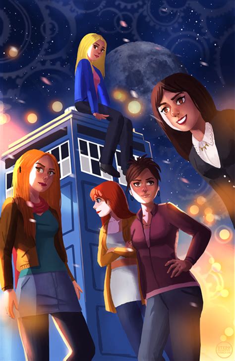 Doctor Who Companions Tardis Poster On Storenvy
