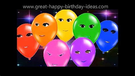 Singing Happy Birthday Balloons Video Dailymotion