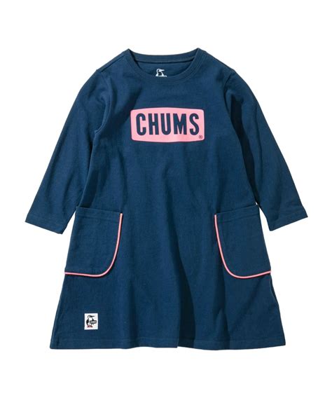 チャムスchums ワンピース ロゴポケットドレス キッズ Ch21 1116 スポーツ用品ならヒマラヤオンラインストア【公式】