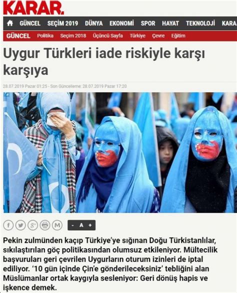 Uygur Türkleri Sınır Dışı Ediliyor Yalanı Günün Yalanları