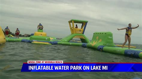 Inflatable Water Park Set To Open Saturday In Lake Michigan