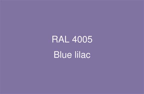 RAL 4005 Colour Blue Lilac RAL Violet Colours RAL Colour Chart UK