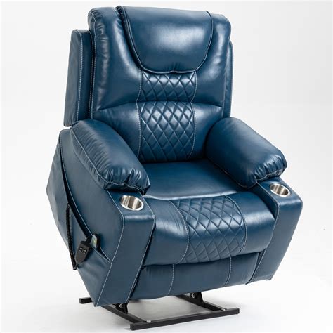 Btmway Oversize Lift Recliner Electric Power Lift Chair With Heated And Massage Function