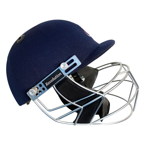 Navy Blue Revolution Cricket Helmet For Head And Face Protection By