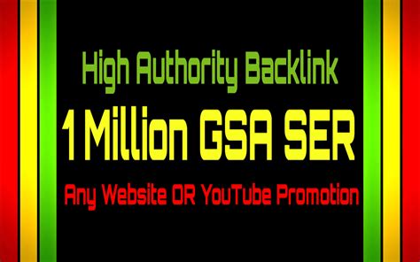 Provide 1 Million Gsa Ser Backlinks For Increase Link Juice Ultimate