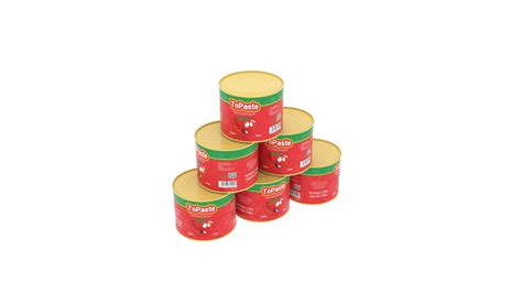 Halal Certified Caned Packaging 70 Gram Hard Open Tomato Paste China