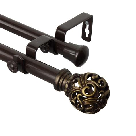 Tools and items you will need for this project.curtain rod kit: Rod Desyne 48 in. - 84 in. Adora Double Curtain Rod in ...