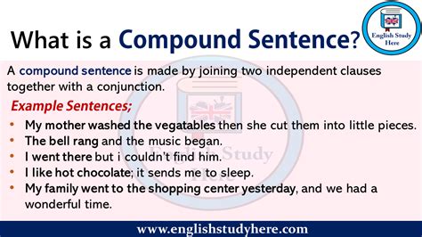 Examples of compound complex sentences: What is a Compound Sentence? | Ingilizce