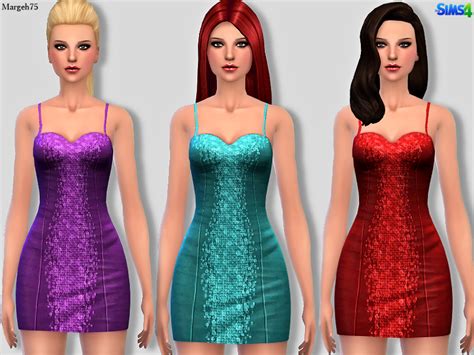 Sims Addictions Sims 4 Sequin Dress Updated