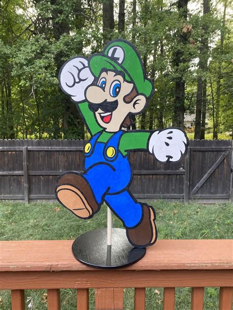 2ft Luigi Mario Brothers Individual Cutout Standee Party Decor Photo