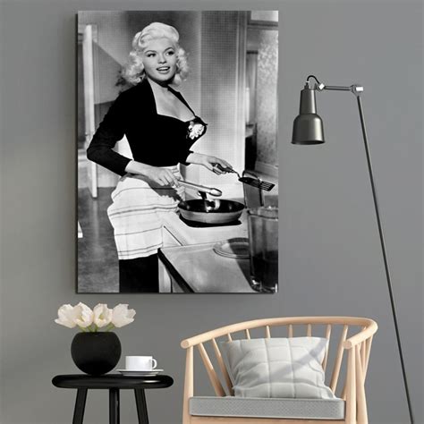 Jayne Mansfield Movie Star Poster Canvas Painting Wall Art | Etsy