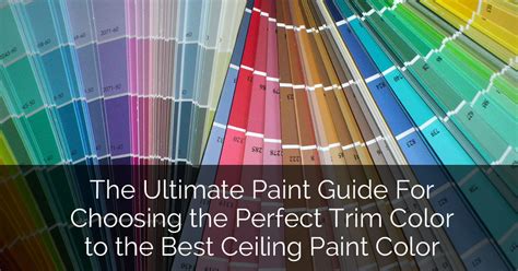 For ceiling paint, there are many different types available on the market. The Ultimate Paint Guide For Choosing the Perfect Trim ...