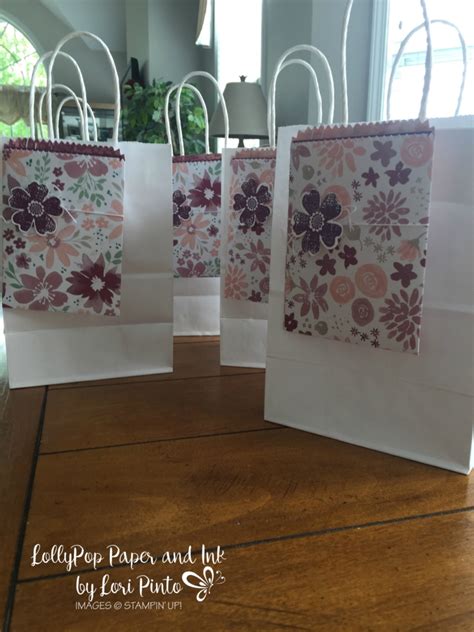 Pansy Mini Treat Bags Lollypop Paper And Ink