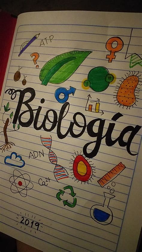 Portada De Biología Portadas De Biologia Portada De Cuaderno De 4a5