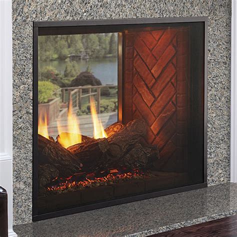 Fortress See Through Indoor To Outdoor Gas Fireplace