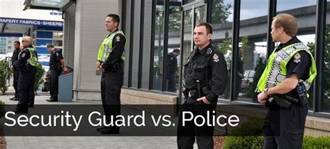 Police Vs Security Understanding The Difference