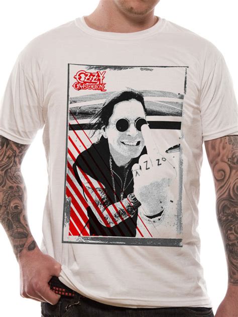 Ozzy Osbourne Finger T Shirt Tm Shop