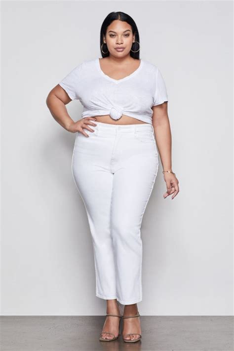 Plus Size White Jeans Shopping Guide 29 Cute Pairs To Shop