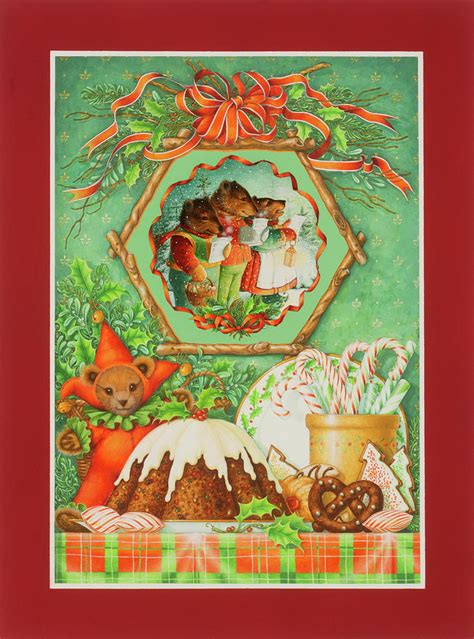 Three Bears Christmas Painting By Lynn Bywaters Fine Art America