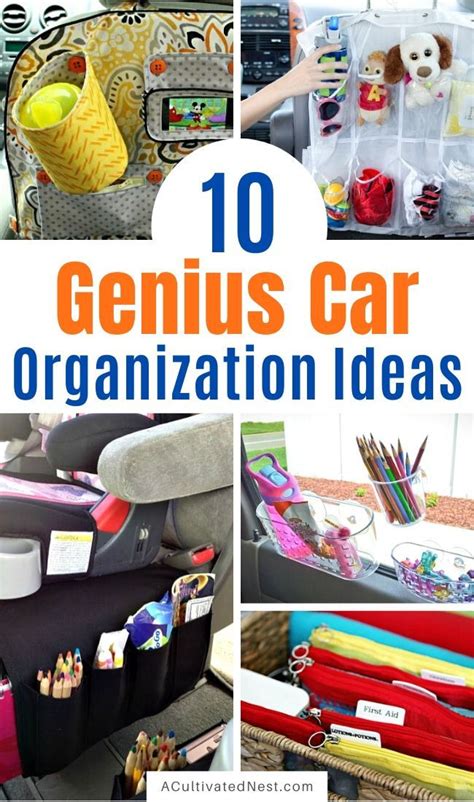 15 Clever Car Organization Ideas Frugal Ways To Organize Your Car