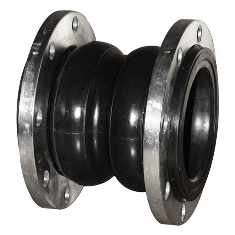 J Double Sphere Rubber Expansion Joints Flanged Joints Compensate Various Movements In
