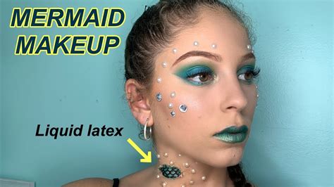 Mermaid Makeup Tutorial James Charles Inspired Liquid Latex Youtube