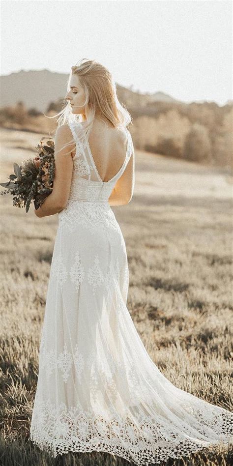 21 Fantastic Lace Beach Wedding Dresses Wedding Dresses Guide