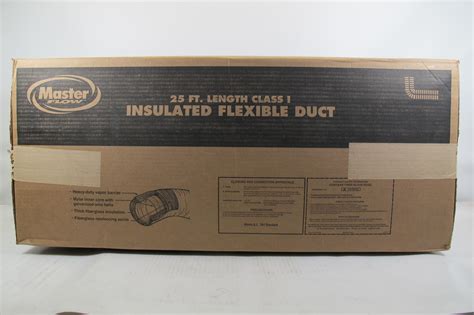 Master Flow 10 In X 25 Ft Flexible Insulated Air Duct F6ifd10x300 R6