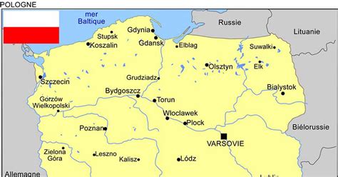 Consultez aussi les autres cartes des pays européens, ainsi que les fonds de carte et les photos du. Carte Pologne & Plan