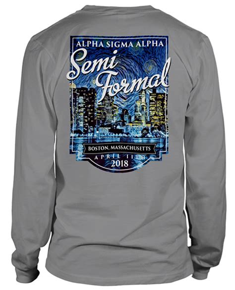 6097 Alpha Sigma Alpha Formal T Shirt Greek Shirts