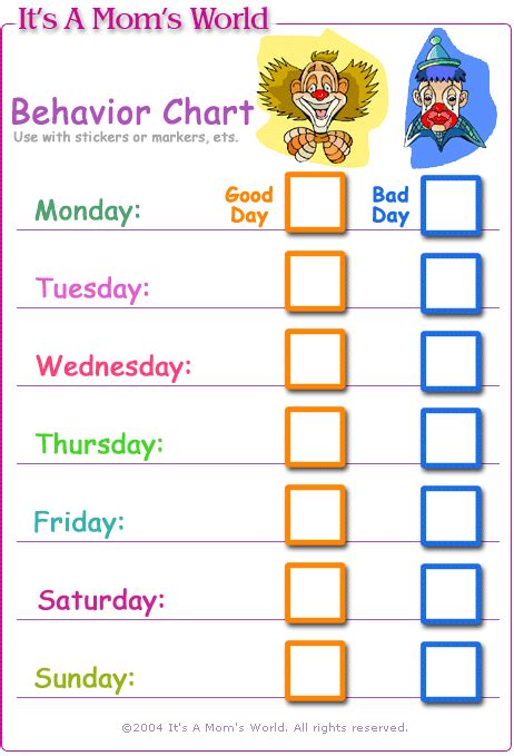 Behavior Charts For Parents Printable Potty Sticker Charts We Just