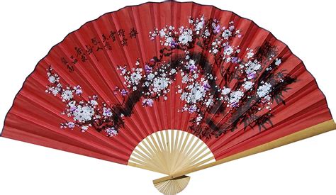 Buy Oriental Decor Large Hand Painted Folding Wall Fan 60 Inches