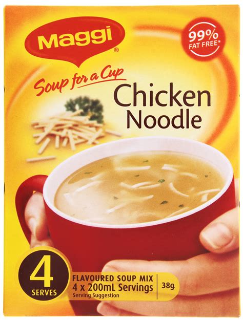 Maggi Soup For A Cup Chicken Noodle 38g 48 Pack At Mighty Ape Nz