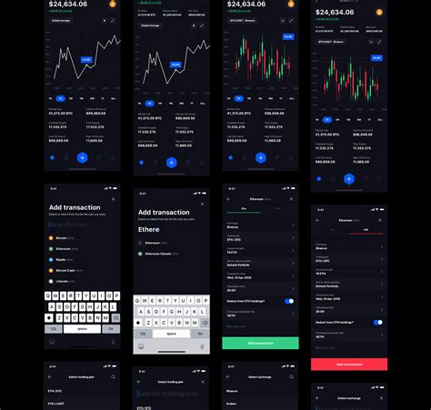 Earn free crypto on every trade over $10. Crypto Portfolio Tracker UI Kit for iOS on Behance