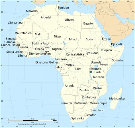 Map Of Africa Terra