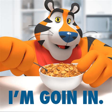 Tony the tiger is the advertising cartoon mascot for kellogg's frosted flakes breakfast cereal, appearing on its packaging and advertising. Dig In Tony The Tiger GIF by Frosted Flakes - Find & Share ...