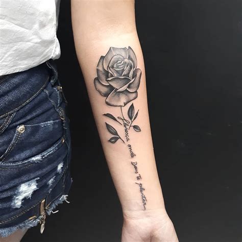Small Rose Tattoos On Arm Small Tattoo Art