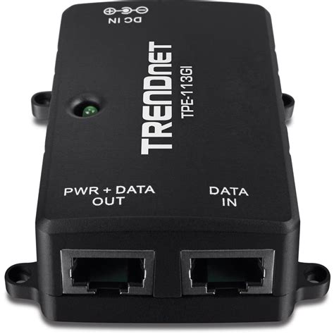 Gigabit Power Over Ethernet Poe Injector Trendnet Tpe 113gi
