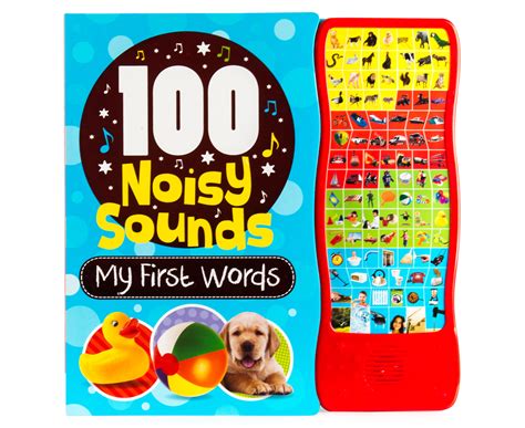 100 Noisy Sounds My First Words Activity Book Au