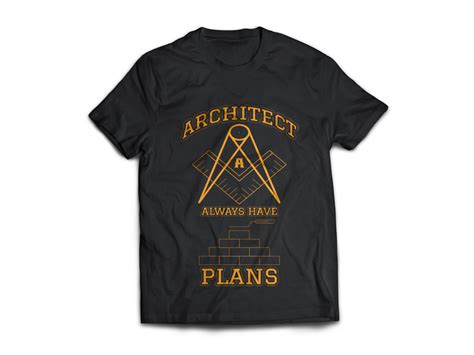 Architect Always Have Plans Typography T Shirt Design By Anwar Sadi