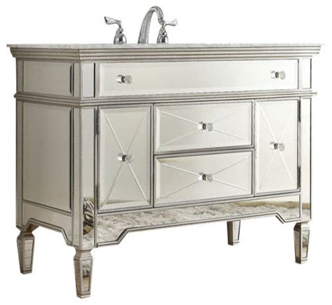 Bathroom vanities all departments audible books & originals alexa skills amazon devices amazon pharmacy amazon warehouse appliances apps & games arts, crafts & sewing automotive parts & accessories baby. Austin Mirrored Vanity With Sink, 44" - Traditional ...