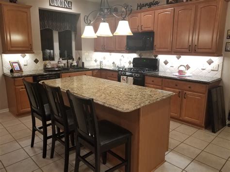 Refinish Kitchen Cabinets Before Or After New Countertops