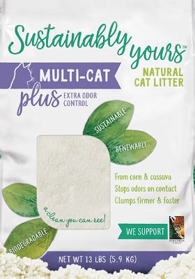 You found your feline kindred spirit and he's coming home from the animal shelter tomorrow. Sustainably Yours Multi-Cat Litter [SY 00630 - 00633 ...